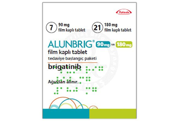 ALUNBRIG 90 MG VE 180 MG  FILM KAPLI TABLET TEDAVIYE BASLANGIC PAKETI (90 MG 7 TAB +180 MG 21 TAB)